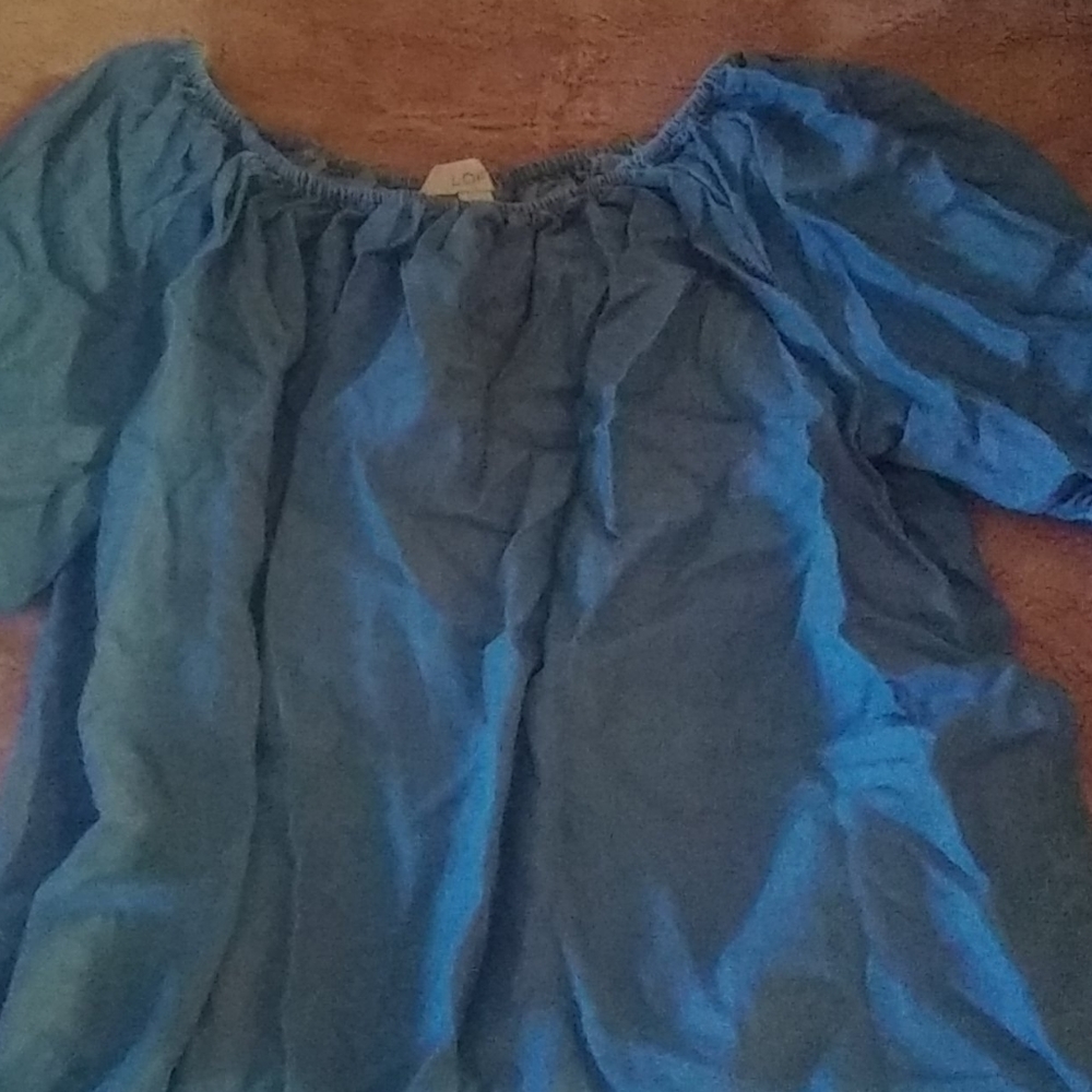Loft Jean Off-the-shoulder top. Size small.